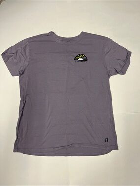 Billabong Men's Lavender Short Sleeve Logo Tee